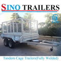 Dual Axle Fully Welded Tandem Cage Trailer