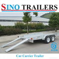 Australian Market Galvanized Car Carrier Trailers with Ramp 2