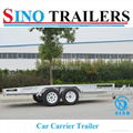 Australian Market Galvanized Car Carrier Trailers with Ramp