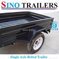 Australian 7x5 Powder Coating Light duty Box Trailer 4