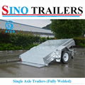 Galvanized Light Duty Gravity Tilt Box Trailer 4