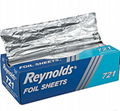 500 sheet Aluminum foil pop-up sheet