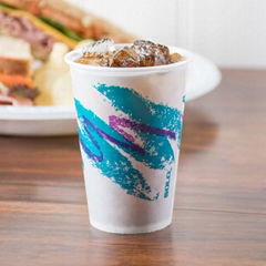 12oz Double PE Cold Single Wall Paper Cup for Cold Beverage