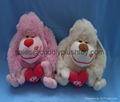 Valentine Stuffed Dog Toys Plush Dog