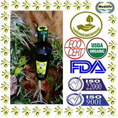 Organic Extra Virgin Olive Oil, Dorica 500 mL