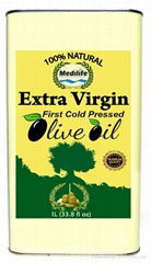 Extra Virgin Olive Oil Metallic Tin 1L