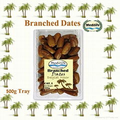 Dates Deglet Noor Branched Dates Tray  500g