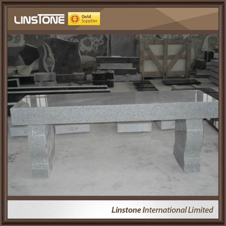 G654 Granite Memorial Headstone Bench 5