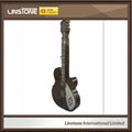 European Customize Guitar Animal Tombstone With Bird And Flower 2