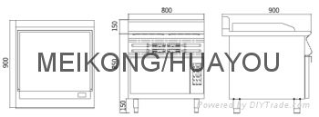 Induction griddle with oven 5