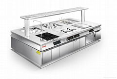 Induction combined cooker