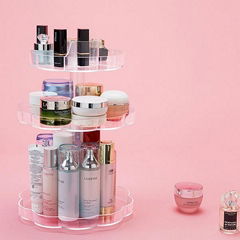 Acrylic cosmetic counter holder