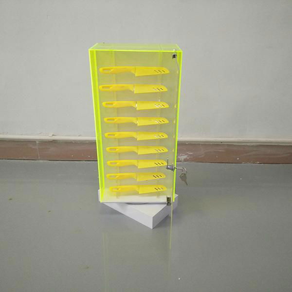 pop acrylic knife holder display