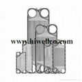 Plates for heat exchangers