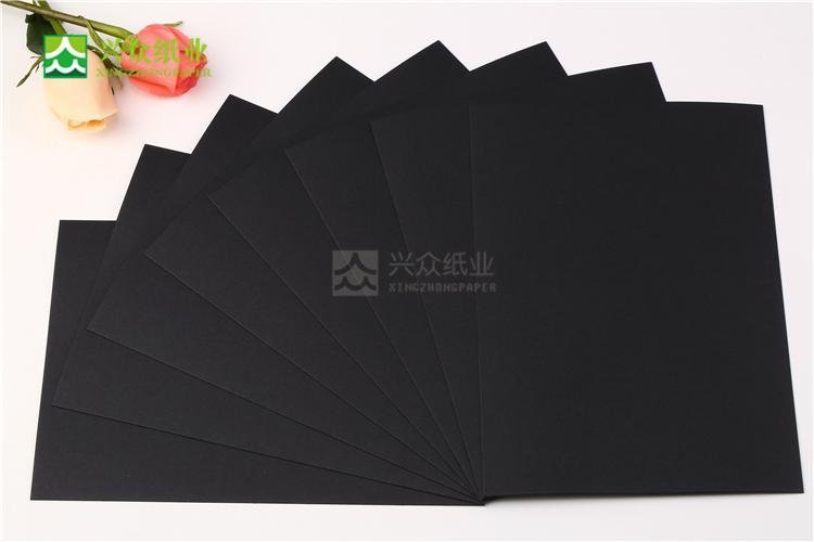Black color 180gsm Black card for Jewelry Box 3