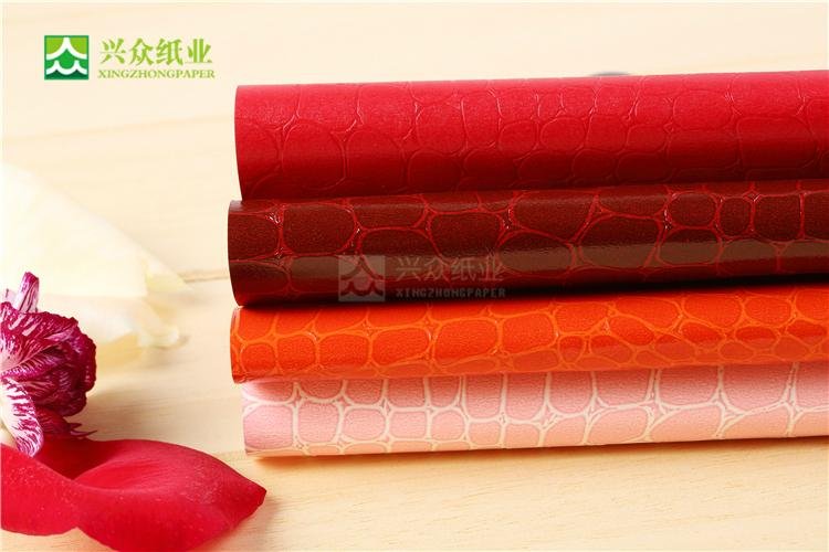 FSC Crocodile Leather Paper for Hot Stamping