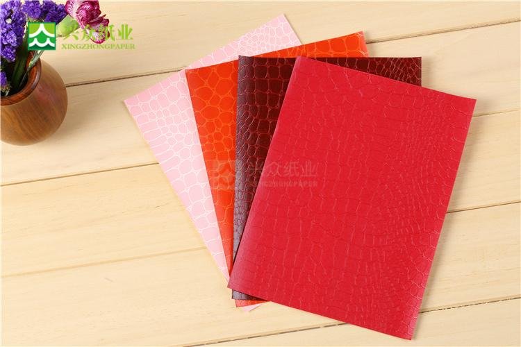 FSC Crocodile Leather Paper for Hot Stamping 2