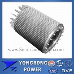 IE3 Efficiency Electric Motor Stator and Rotor Core