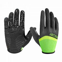 High Quality Sublimation Design Cycling Bike Gloves Full Finger Bicycle Gloves