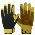 High Quality Genuine Leather Climbing Rock Gloves Best Hiking Outdoor Gloves 1