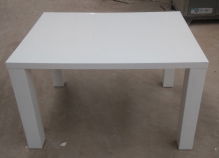 2016 hot sales white high gloss painting dining room table