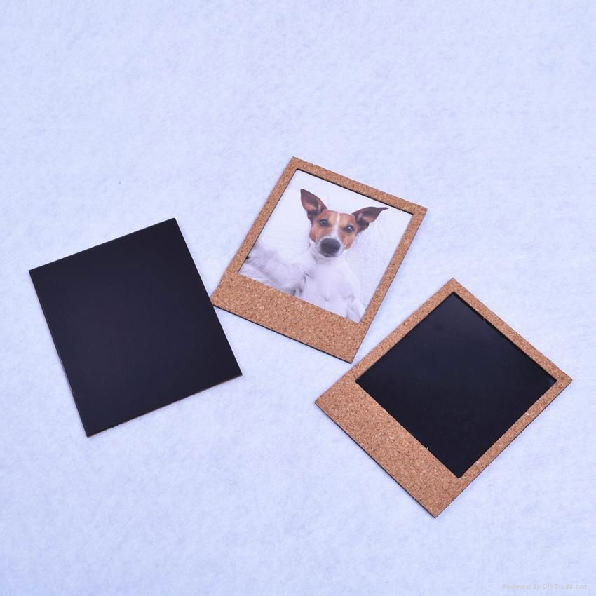 OEM customized latest design wooden mini magnet funny photo frame 2