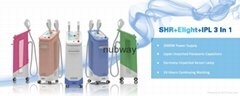 SHR IPL Elight hair removal machine for whole body hair removal 
