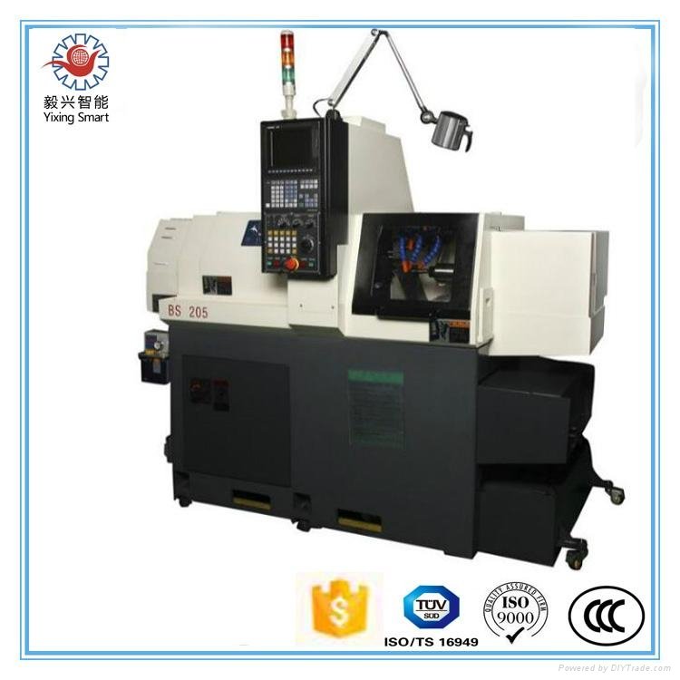 double spindle CNC lathe machine 