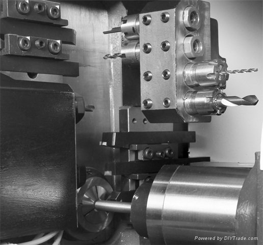 double spindle CNC lathe machine  4
