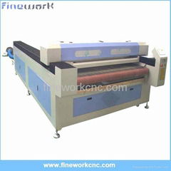 Finnework1325 Seat cushion 1600*1000mm CO2 automatic feeding laser machinery