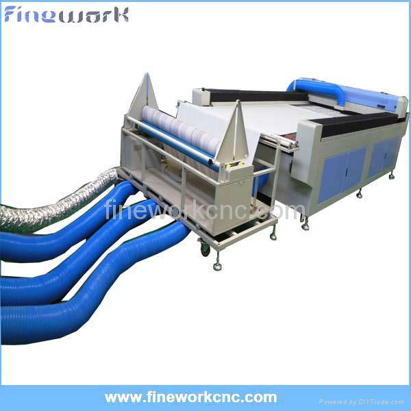 Finnework1325 Seat cushion 1600*1000mm CO2 automatic feeding laser machinery 5