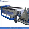 Finnework1325 camera auto feeding laser cutting machine for fabric leather 