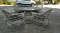 Garden furniture wicker dinng set  5