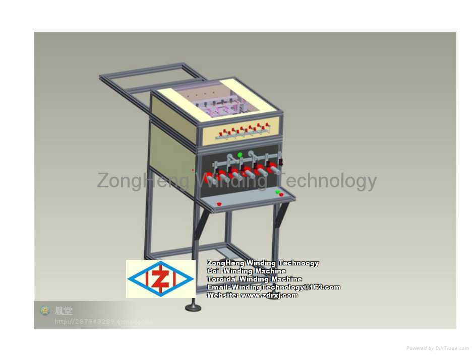 Transformer coil and motor coil winding machine			