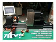 Transformer coil and motor coil winding machine			