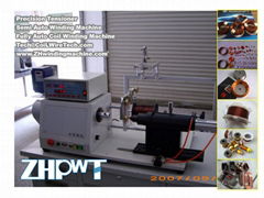 Transformer coil and motor coil winding machine