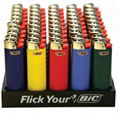 50pcs/ Tray Brand New Maxi Bic Lighters Wholesale Lighter Assorted 1