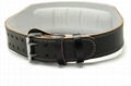 Black Leather Weightlifting Belt 2