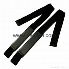 Weight Lifting Black Bar Straps