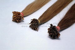 V-tip Hair Extensions With Italian Keratin Vietnamese Hair Fair Color