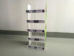 Retail store use plastic acrylic desktop display rack