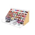Clear Acrylic Cube Jewelr  Makeup Cosmetic Organizer Box Display