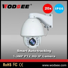 2016 Popular 20x optical zoom 1.3MP Smart Auto-tracking HD IP PTZ Camera