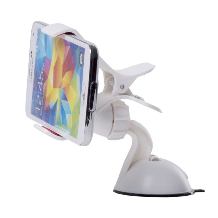 Car cell phone car mount with sticky suction mobile phone holder with one clip 4