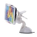 Car cell phone car mount with sticky suction mobile phone holder with one clip