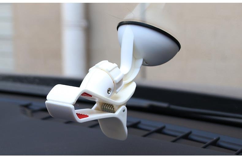Car cell phone car mount with sticky suction mobile phone holder with one clip 5