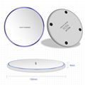 10W Qi Wireless Charger Pad Metal Charging Dock For iPhone X XS Samsung S10+