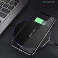 10W Qi Wireless Charger Pad Metal Charging Dock For iPhone X XS Samsung S10+