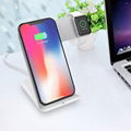 2 in1 Fast Wireless Charger Stand,Charging Station for phones and smart watch