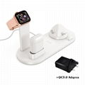 Wireless Charging Station Qi Certified Wireless Charger Stand for phone watches